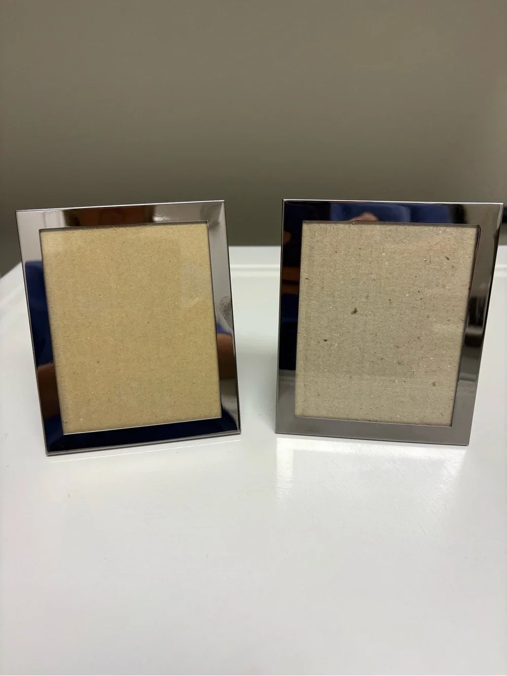 Polished Silver Photo Frames (2)